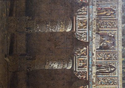 Columns of a Cave Temple in Ajanta by Vasili Vasilievich Vereshchagin